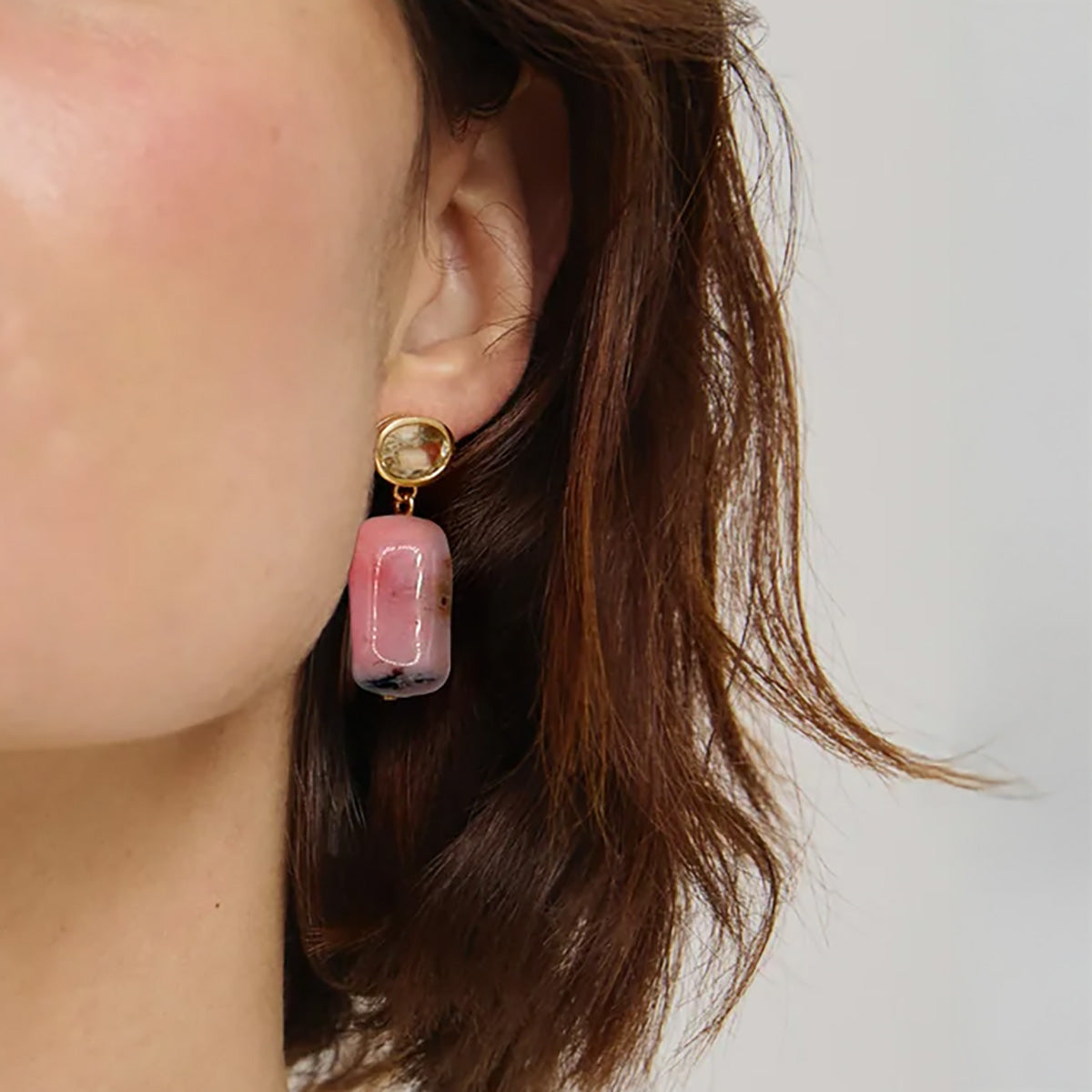 Rosado Earrings in Pink