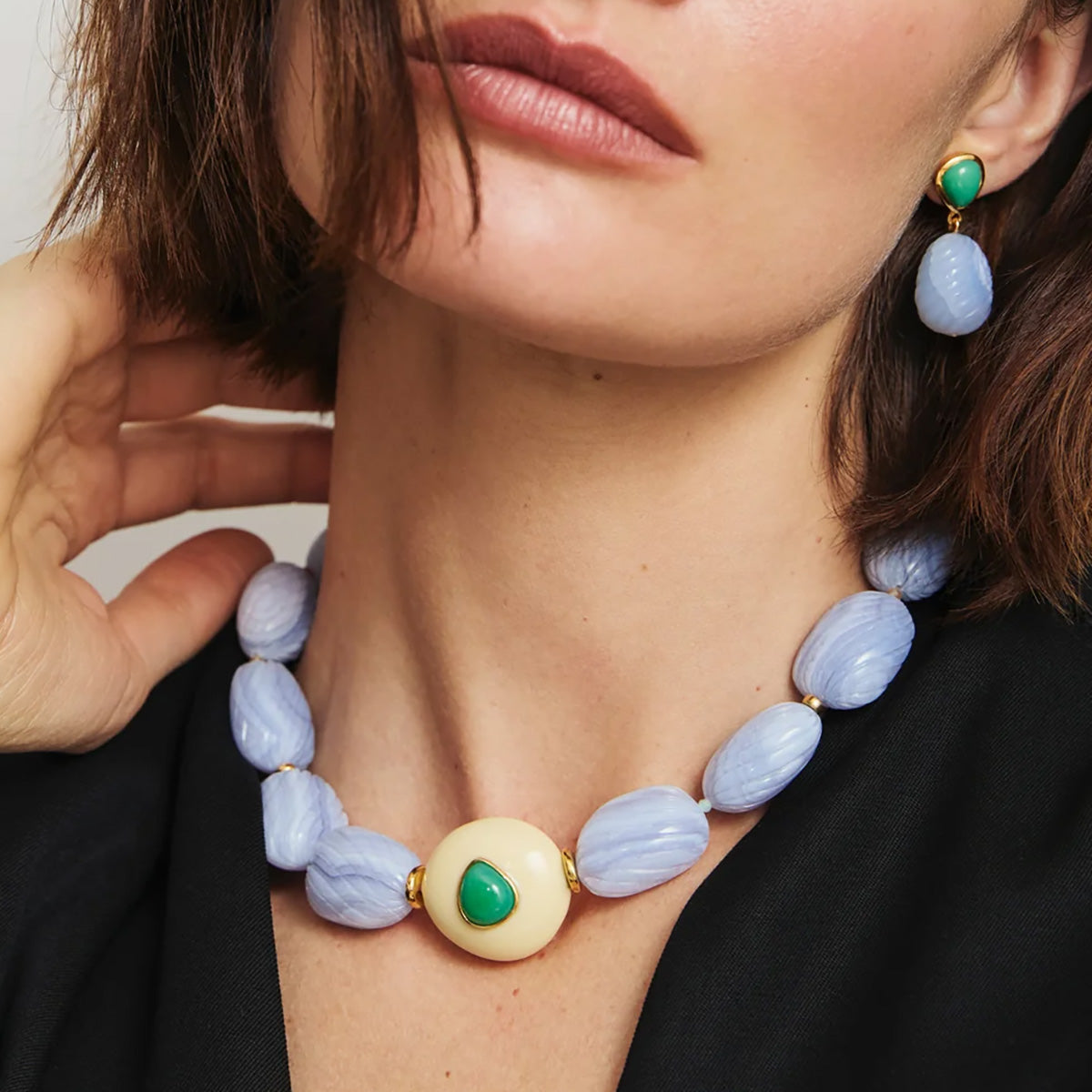 Andalusia Collar in Blue