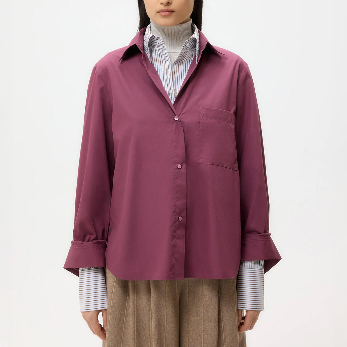 Next Morning Blouse in Crushed Violets