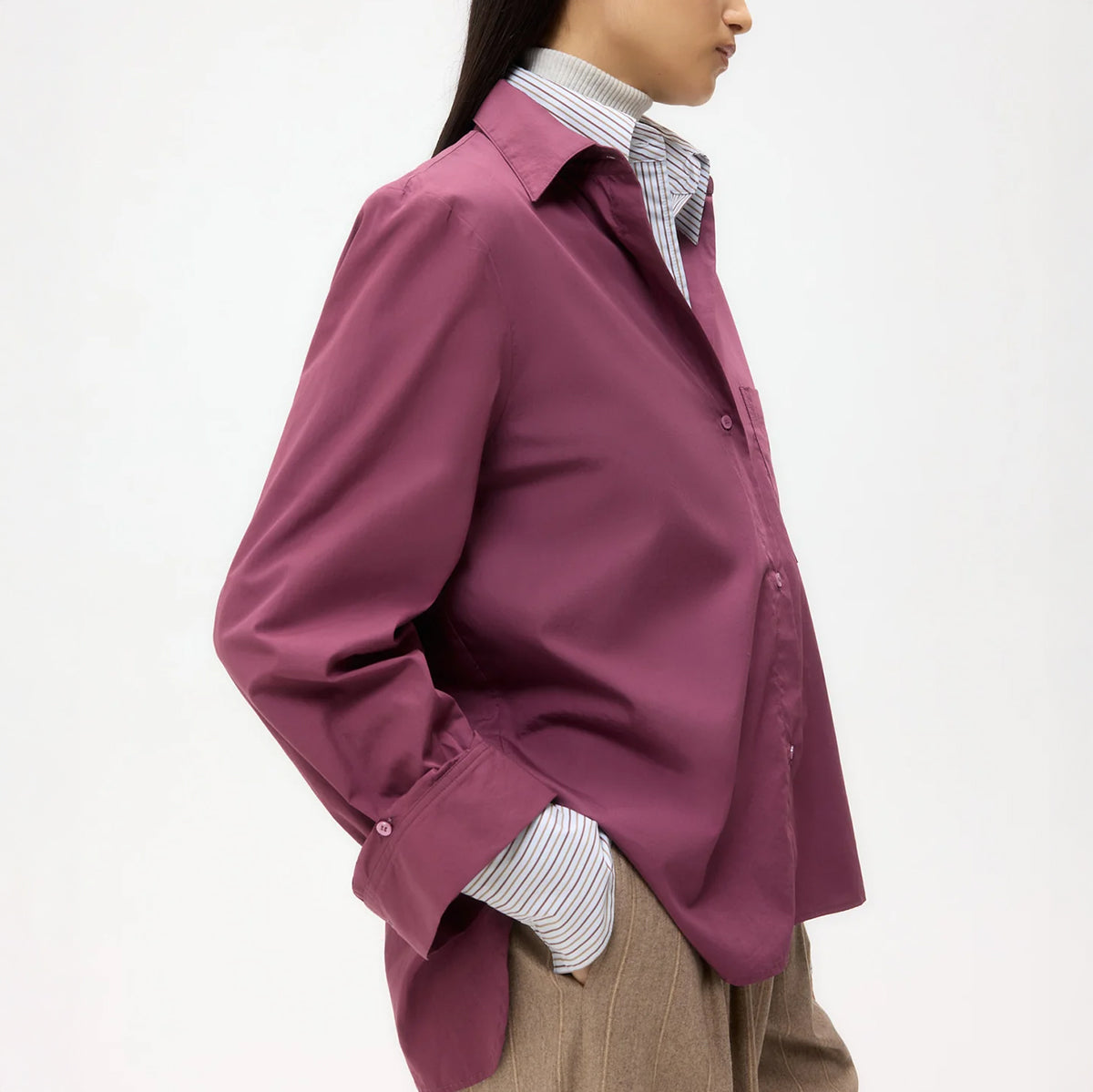 Next Morning Blouse in Crushed Violets