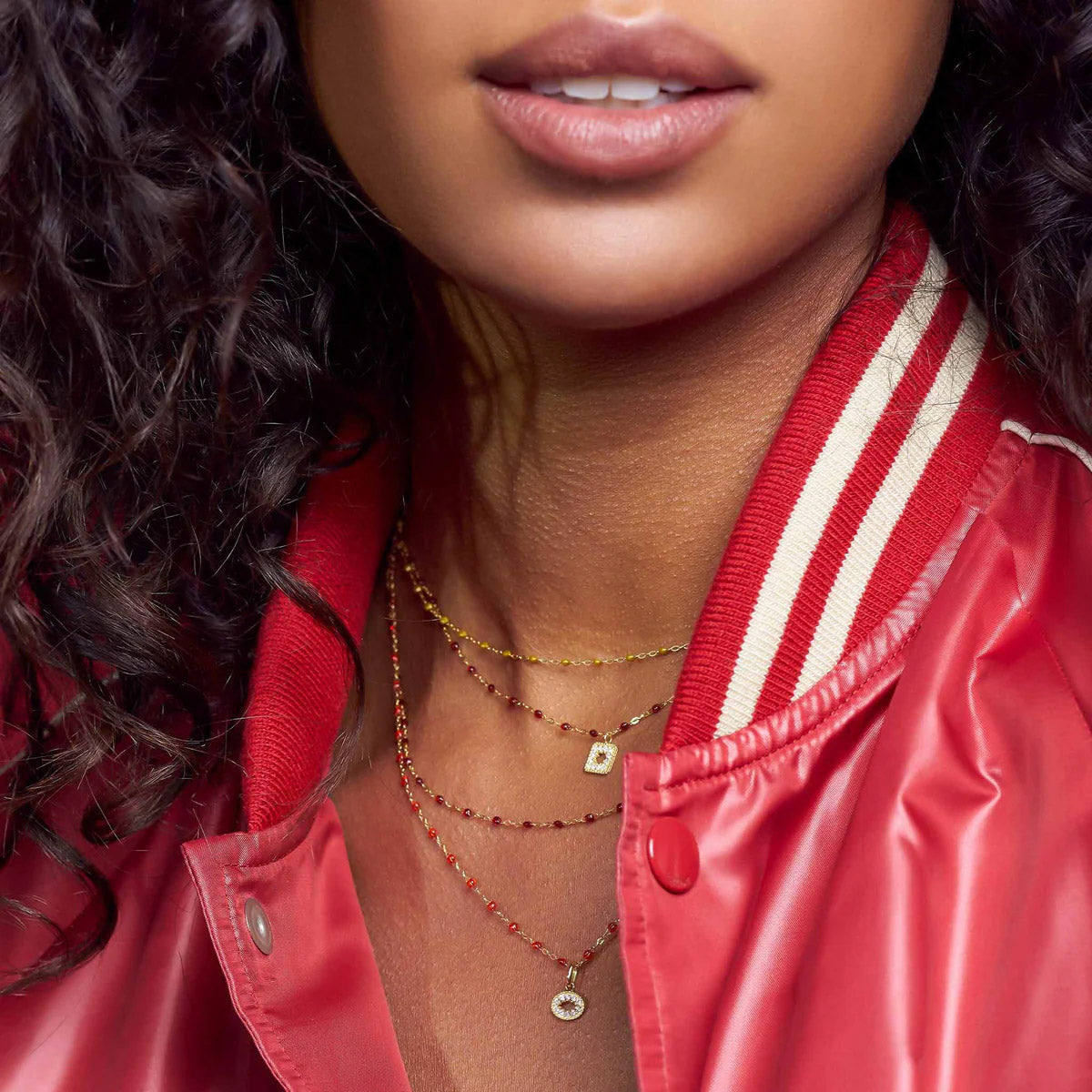 Classic Gigi Necklace in Cherry