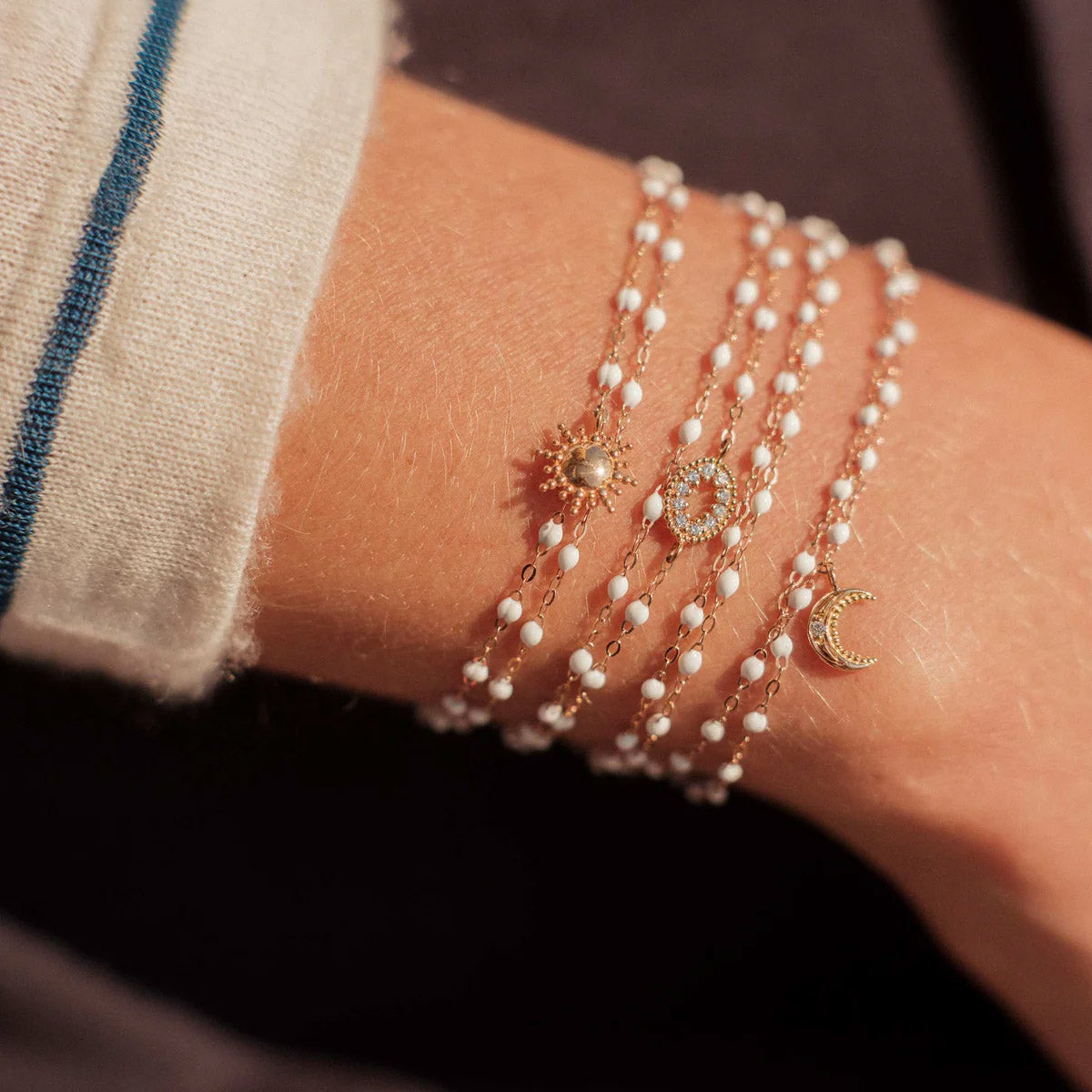 Classic Gigi Bracelet in White