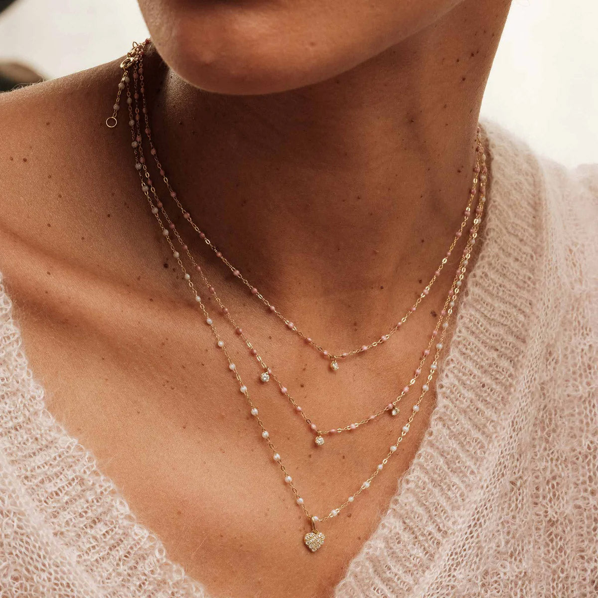 In Love Diamond Pendant in Yellow Gold