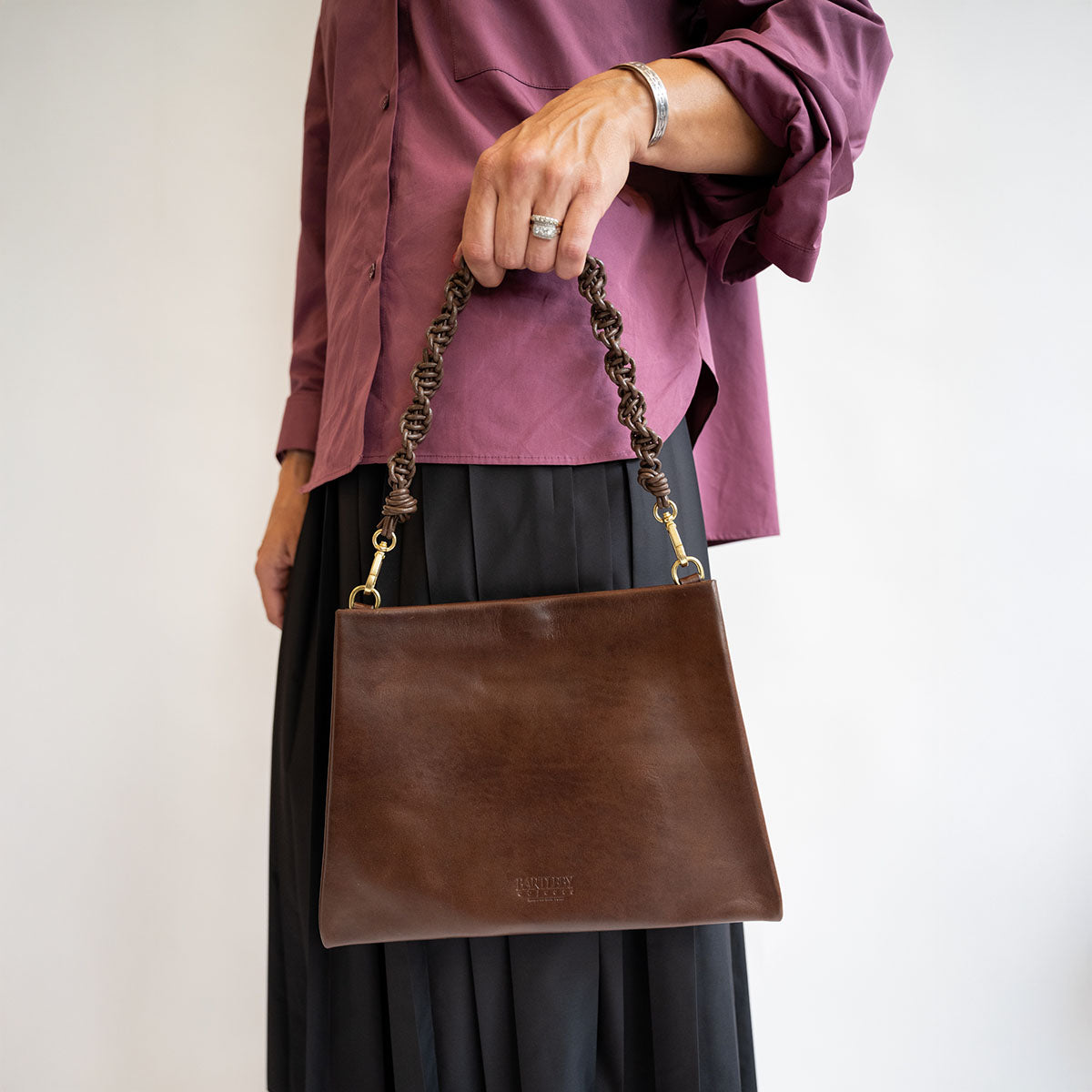 Glynn Convertible Bag in Chocolate Brown