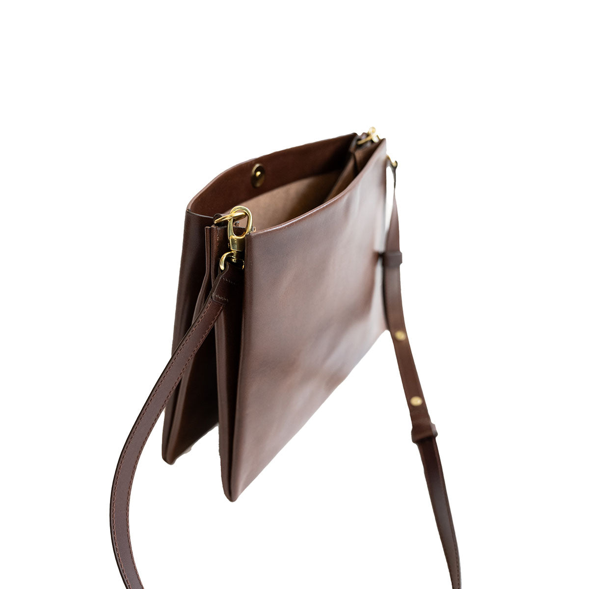 Glynn Convertible Bag in Chocolate Brown
