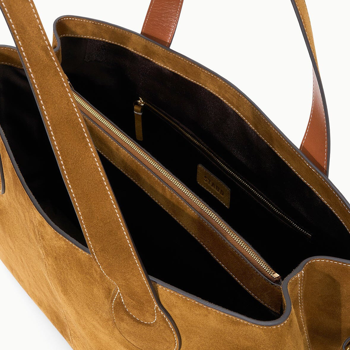 Piper Tote in Tan Suede