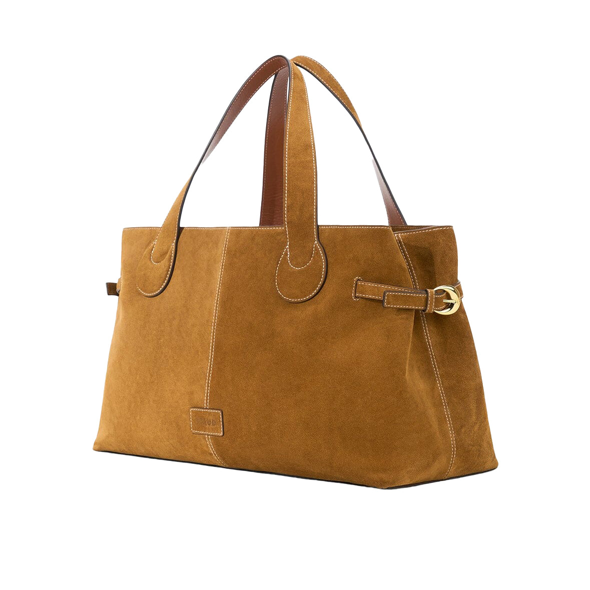 Piper Tote in Tan Suede