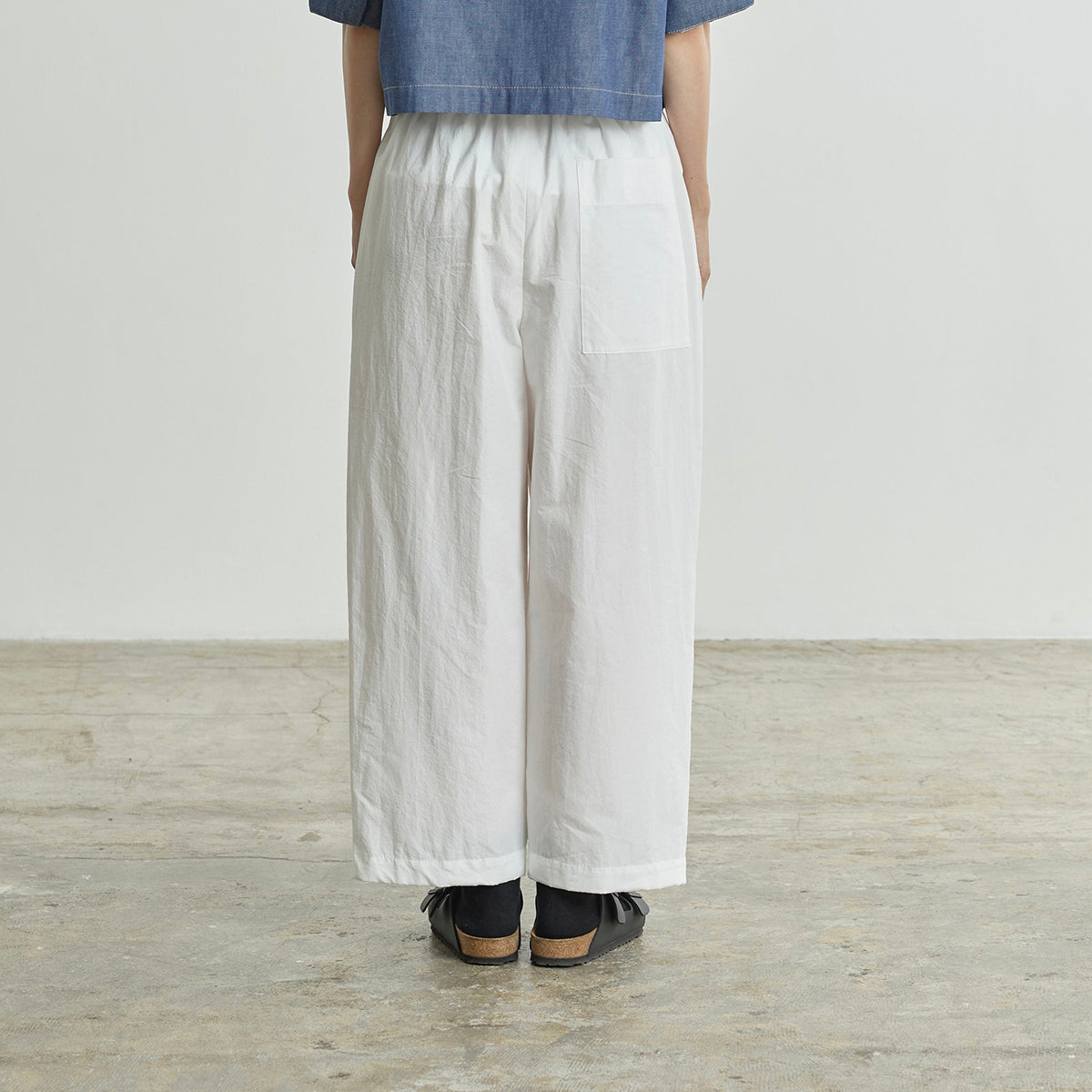 Hakama Pleated Pant in White