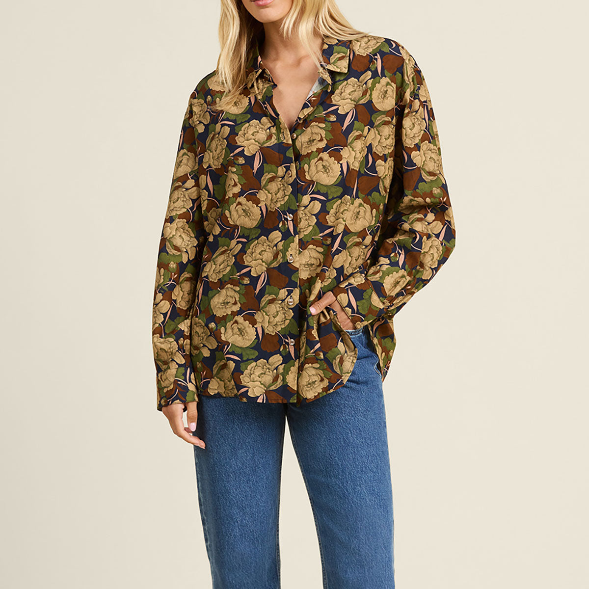 Emilia Shirt in Verbena Vail