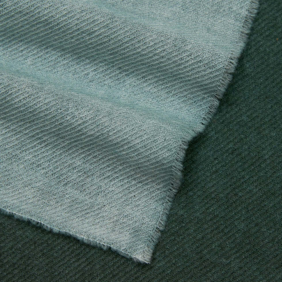 Miuccia Scarf in Teal & Brown