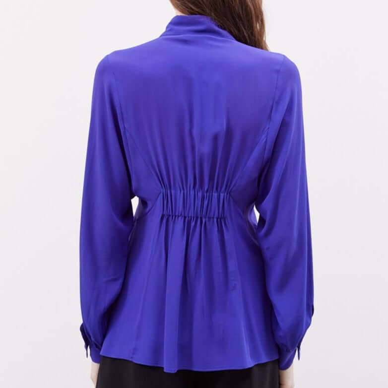 Crepe de Chine Blouse in Purple