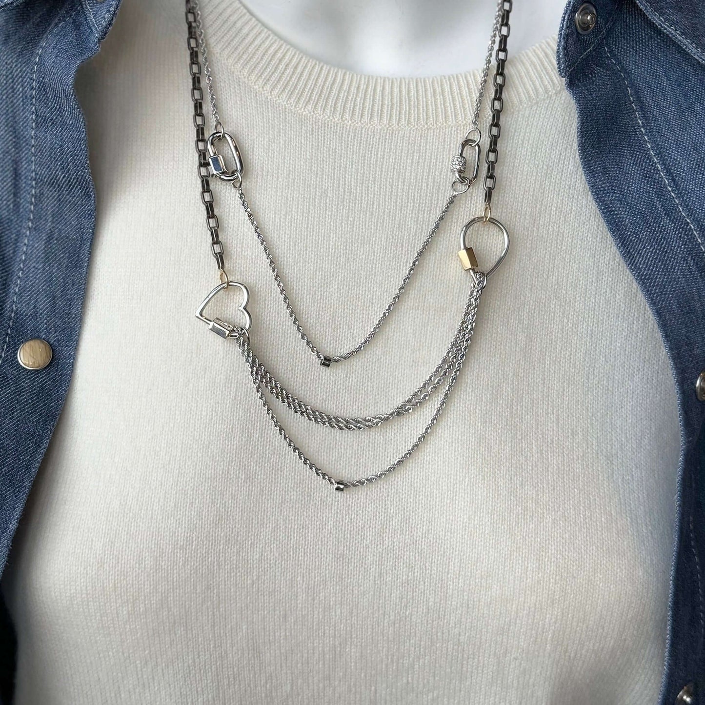 Platinum Rope Chain