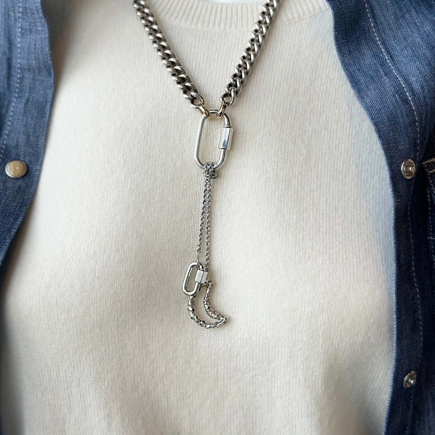 Chubby Baby Lock in Platinum