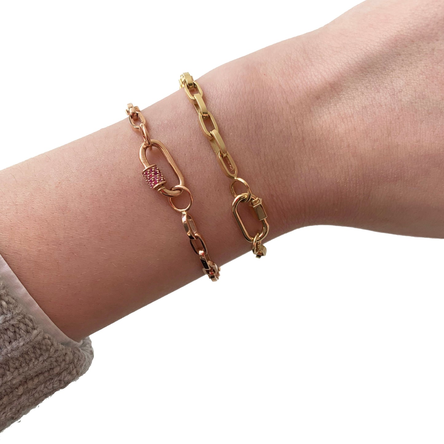 Handmade Gold Biker Chain