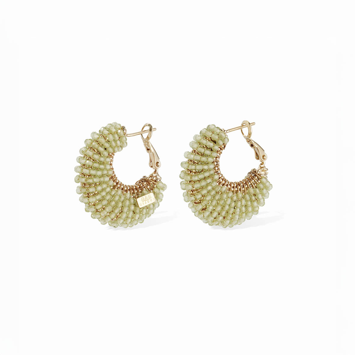 Izzia Earrings in Light Green