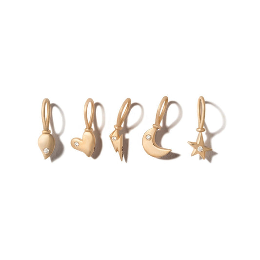 Itty Bitty Charm in Yellow Gold