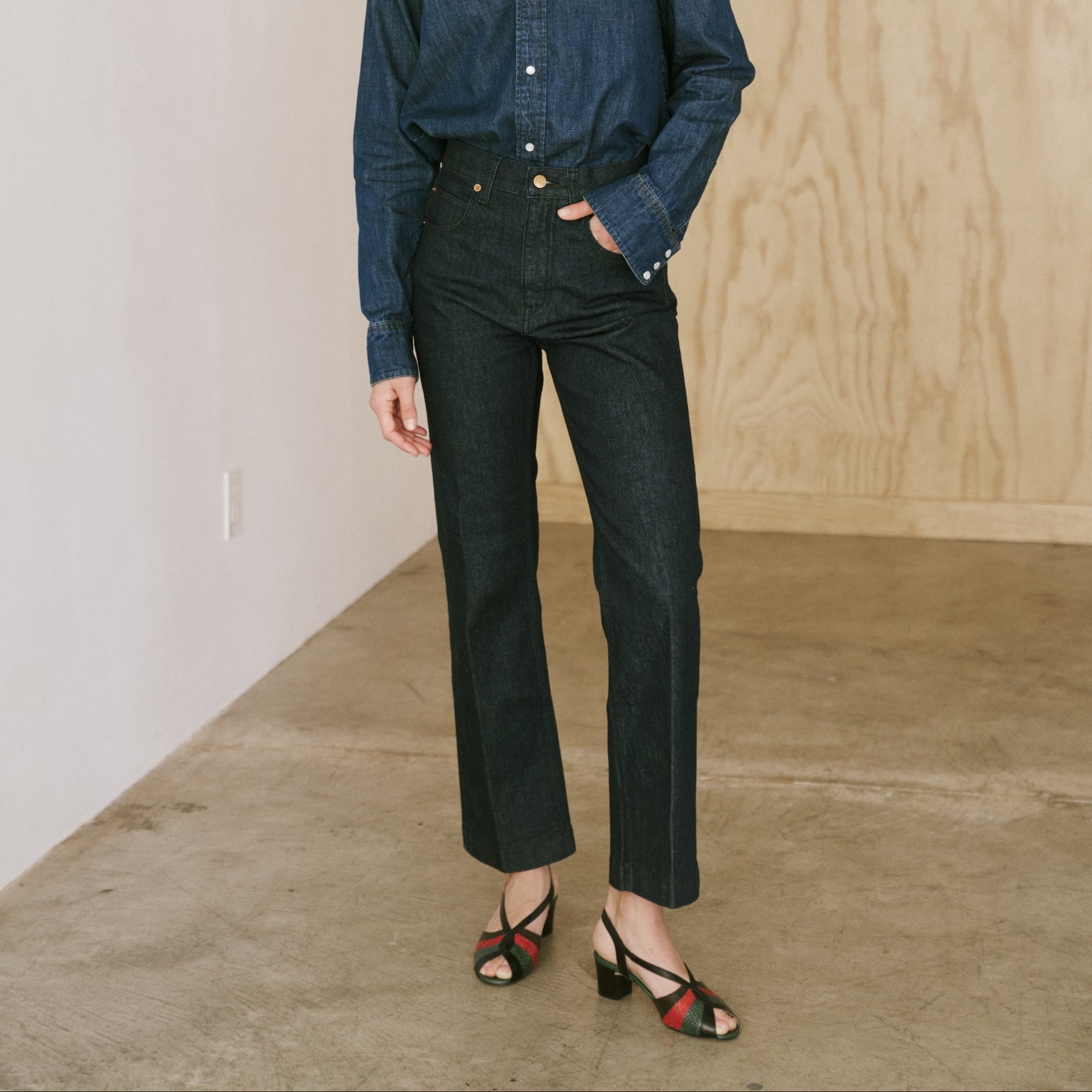 Archive Heel in Snake Mix