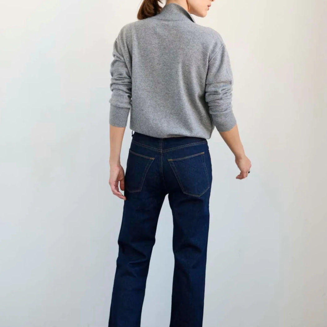 The Polo in Light Heather Grey