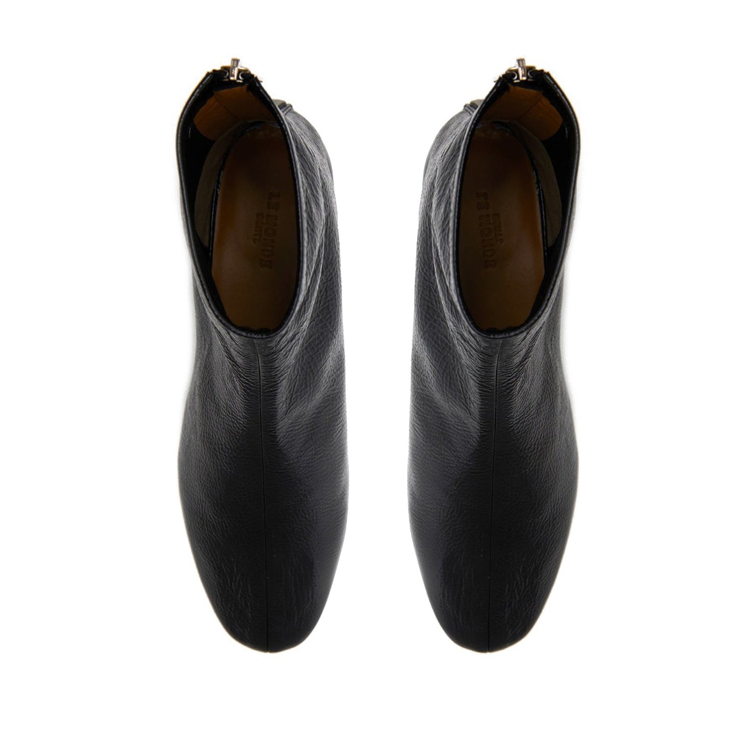 Luna Ankle Boot in Black Patent Leather