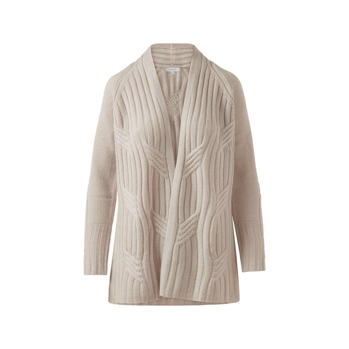 Luxe Cable Cardigan in Oat