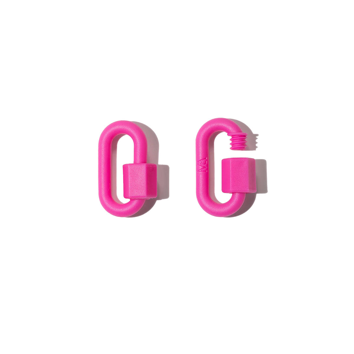 Rubber Chubby Medium Lock in Flamingo