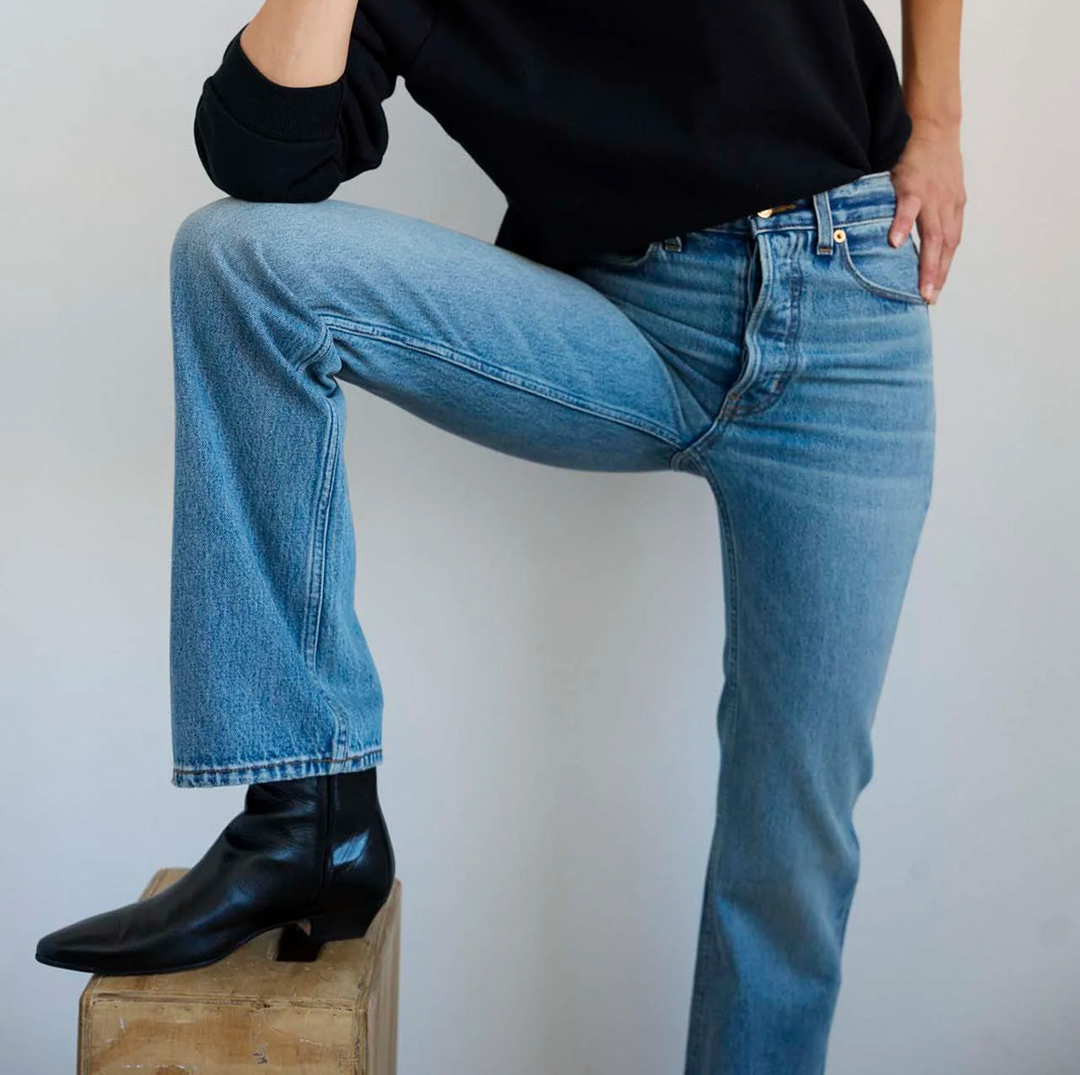 Lennon Ankle Boot in Black