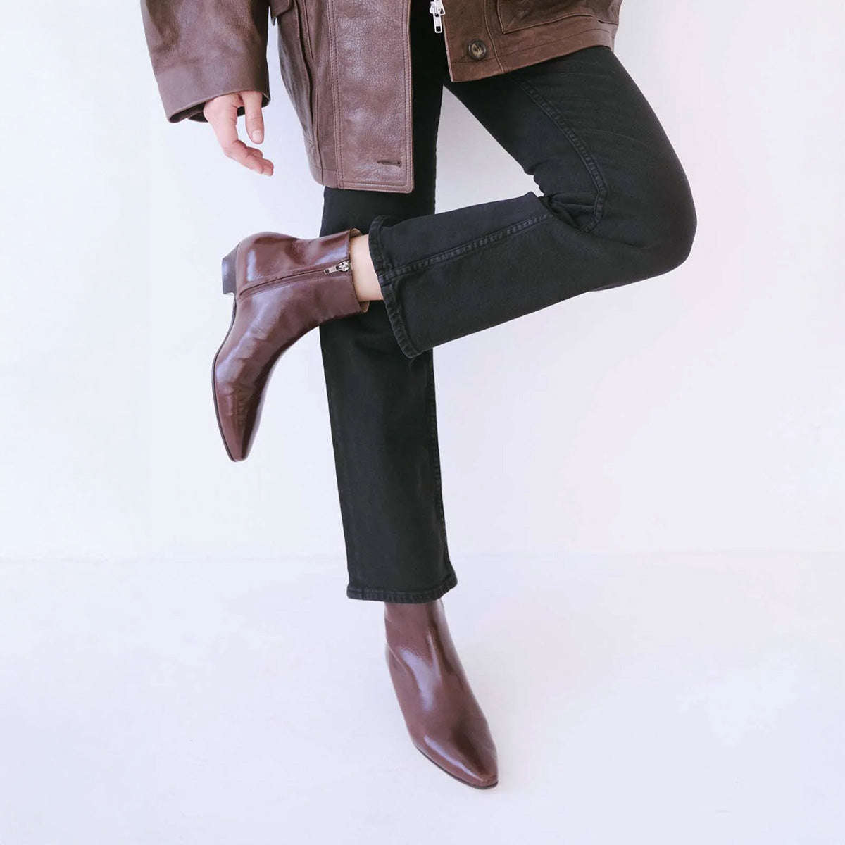 Lennon Ankle Boot in Cocoa