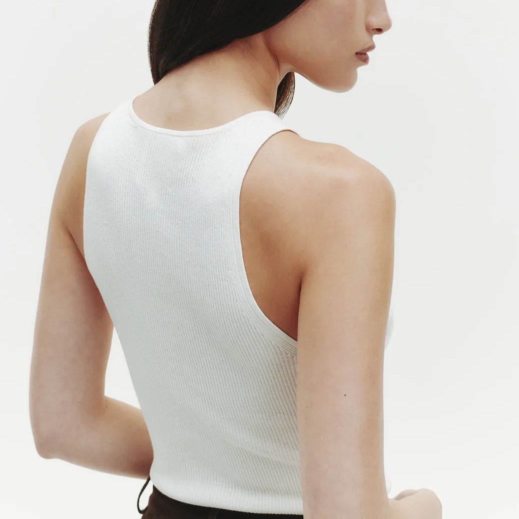 Harbor Knit Tank in Ivory