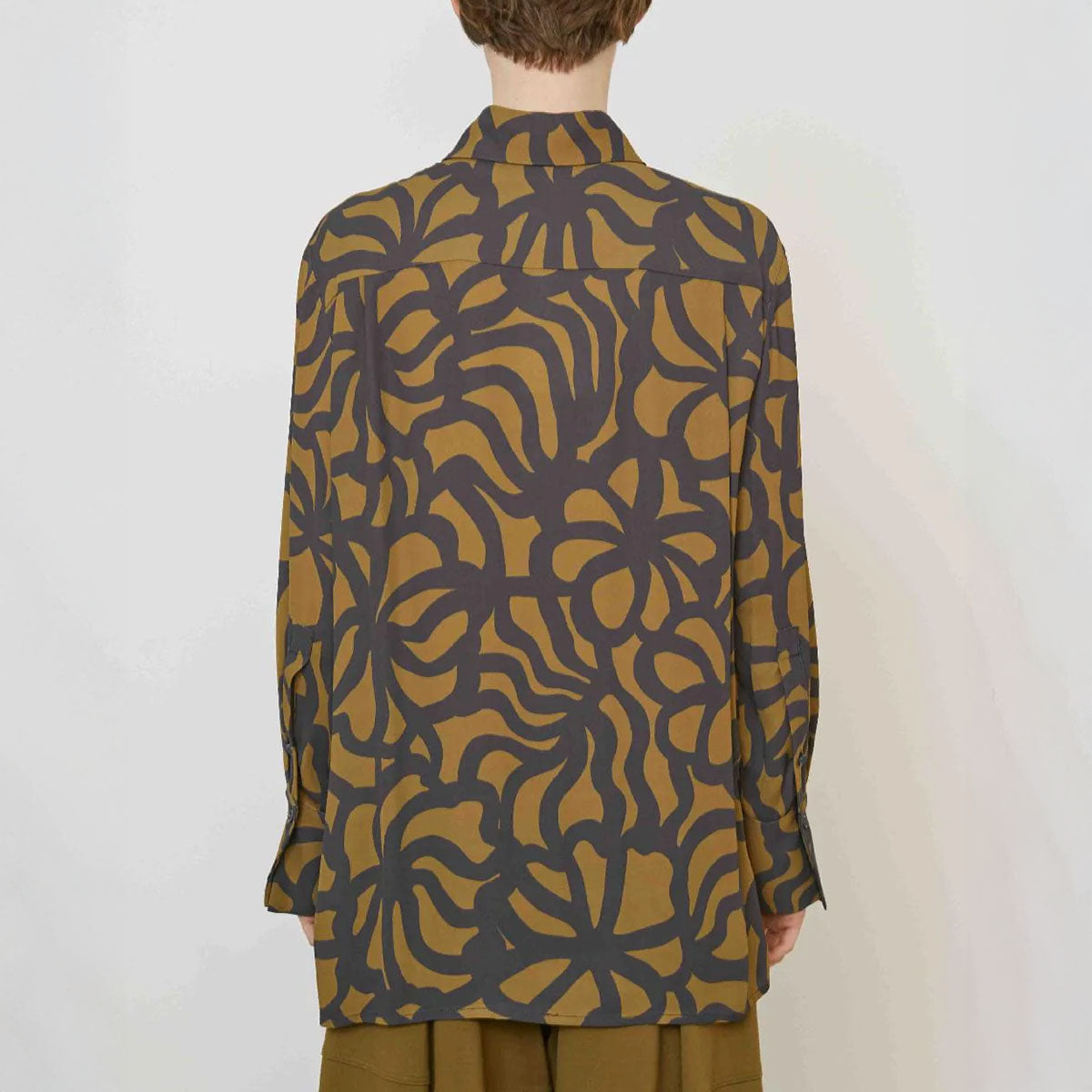 Button Up Blouse in Multi Print