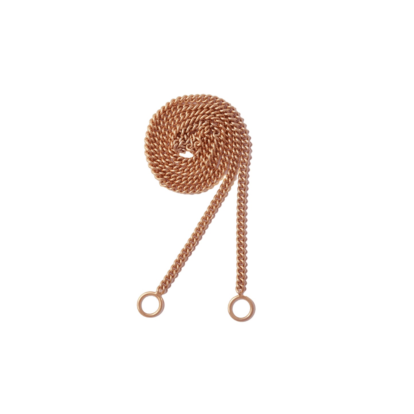 Not So Heavy Curb Chain in Rose Gold