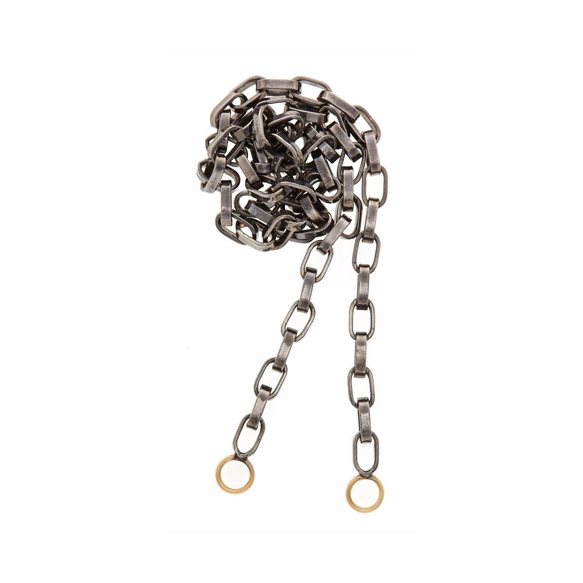 Biker Chain in Blackened Silver