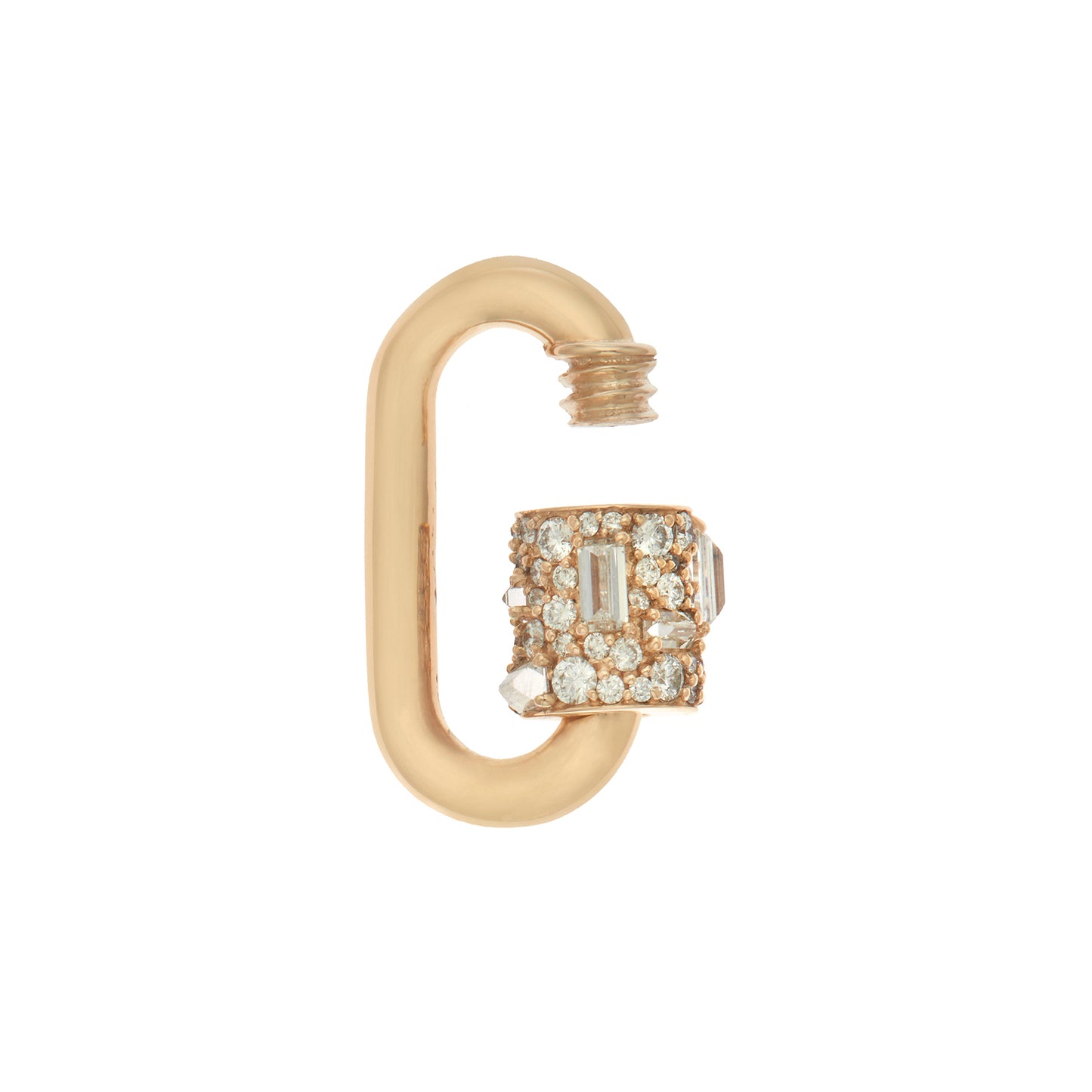 Stoned Chubby Medium Lock with Diamonds