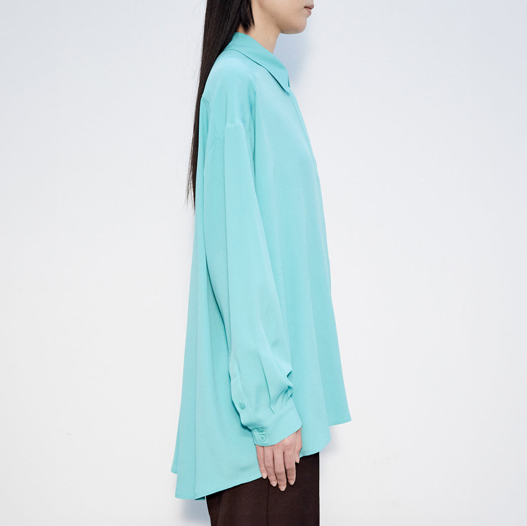 Button Up Blouse in Teal