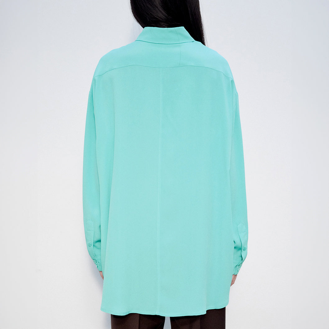 Button Up Blouse in Teal