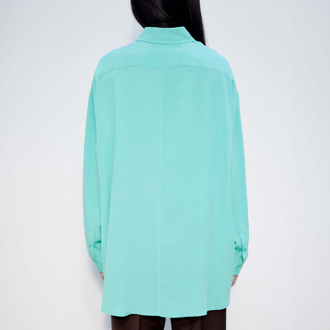 Button Up Blouse in Teal