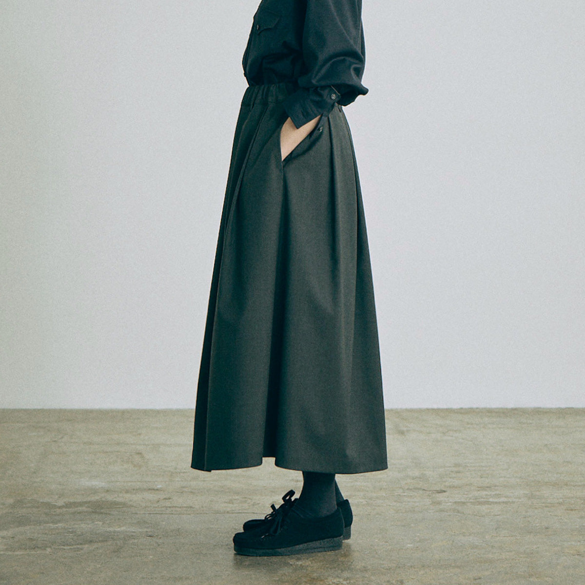 Mira Skirt in Charcoal