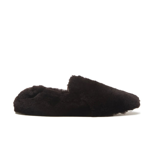Orlando Moccasin in Chocolate Shearling