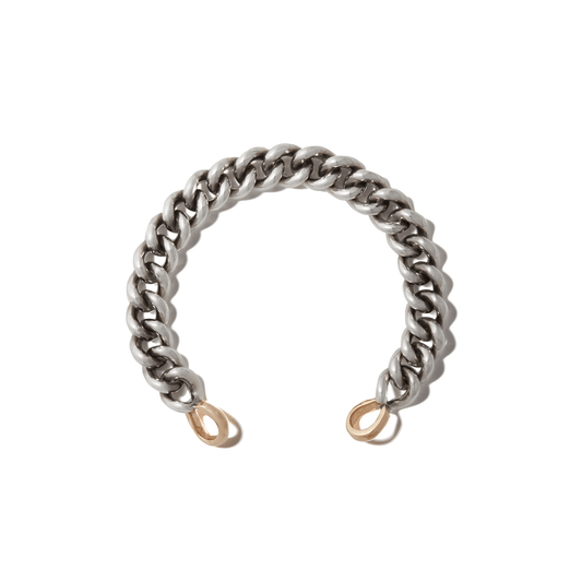 Mini Mega Curb Chain in Silver & Gold