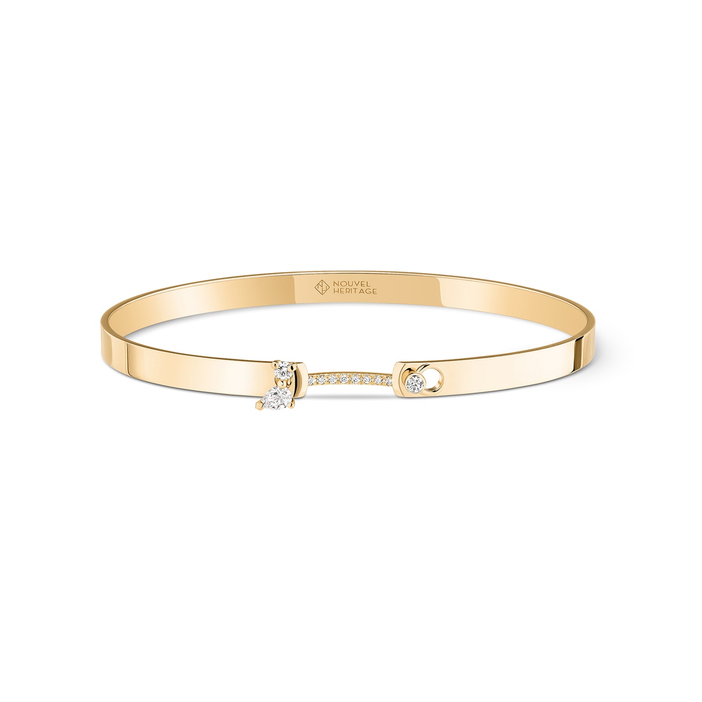 Cocktail Time Bangle in Yellow Gold