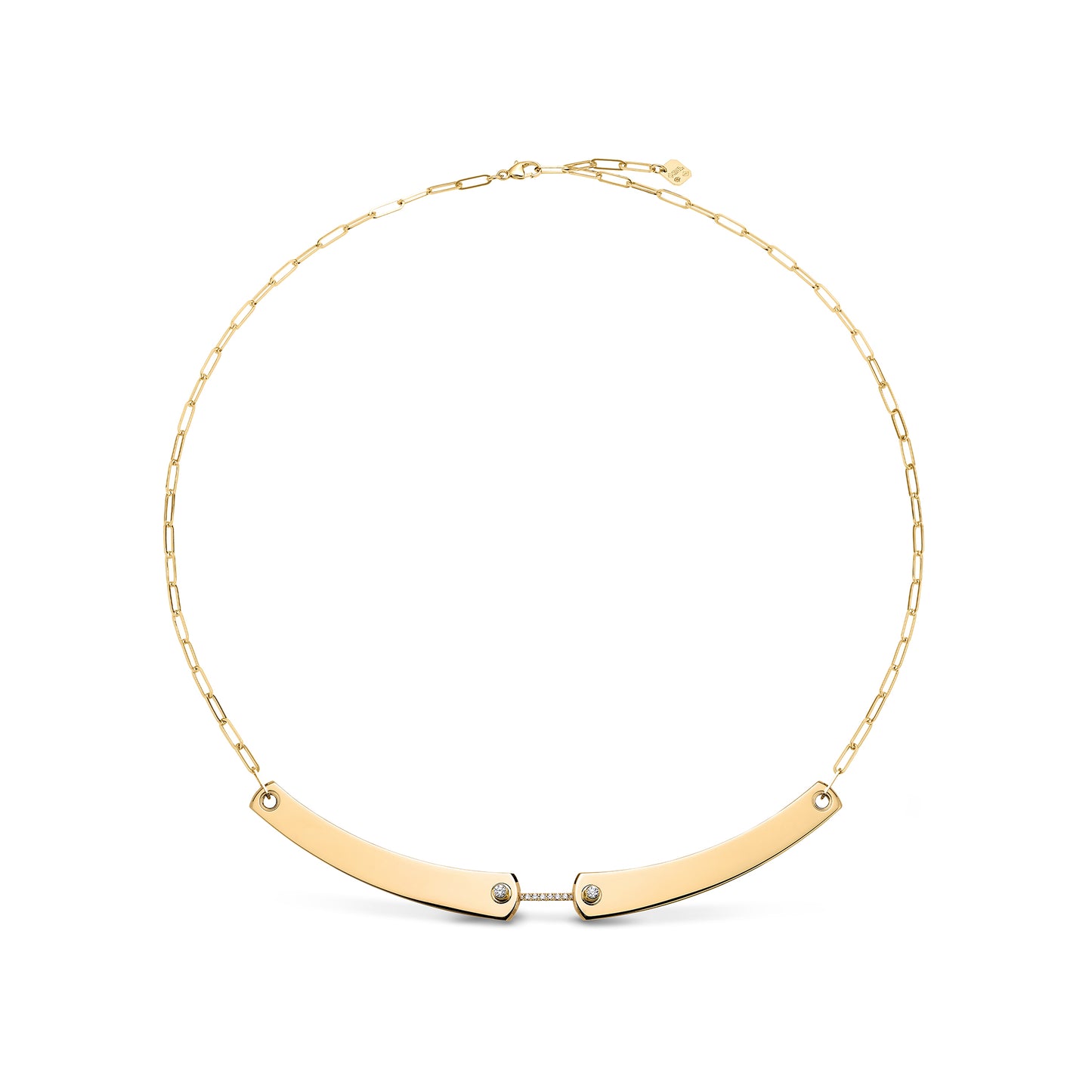 Business Meeting Necklace in Yellow Gold