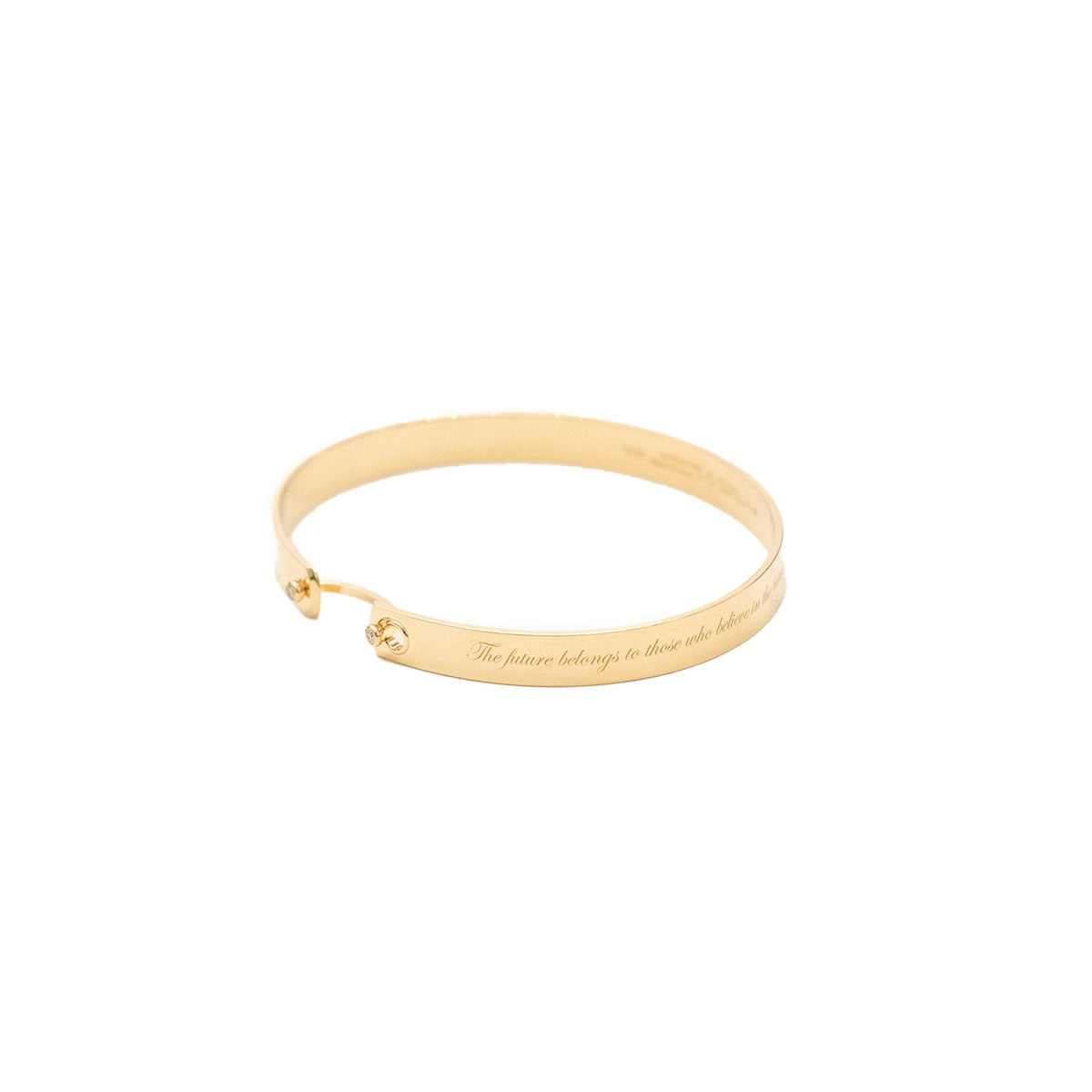 25th Anniversary Monday Morning GM Bangle in Yellow Gold