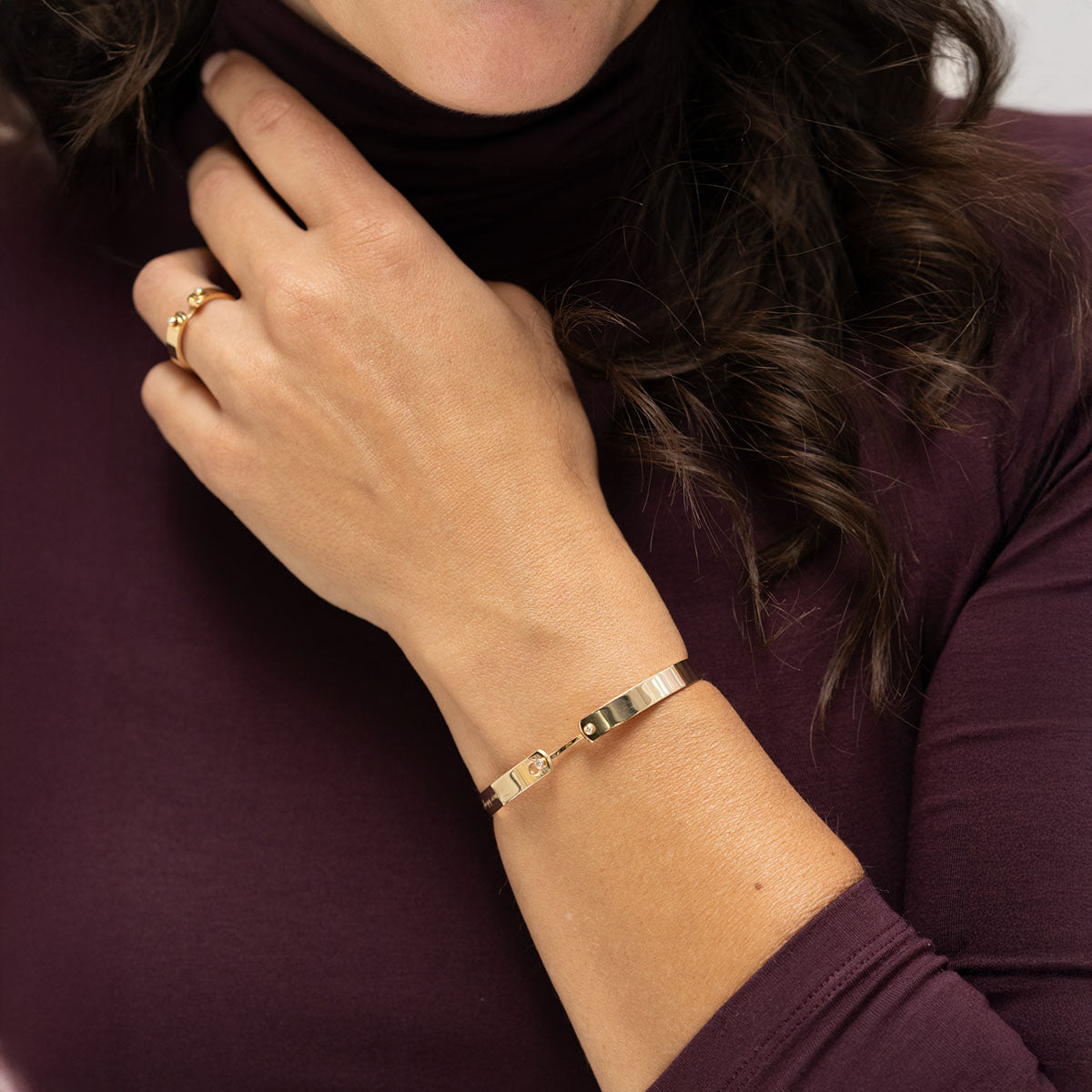 25th Anniversary Monday Morning GM Bangle in Yellow Gold