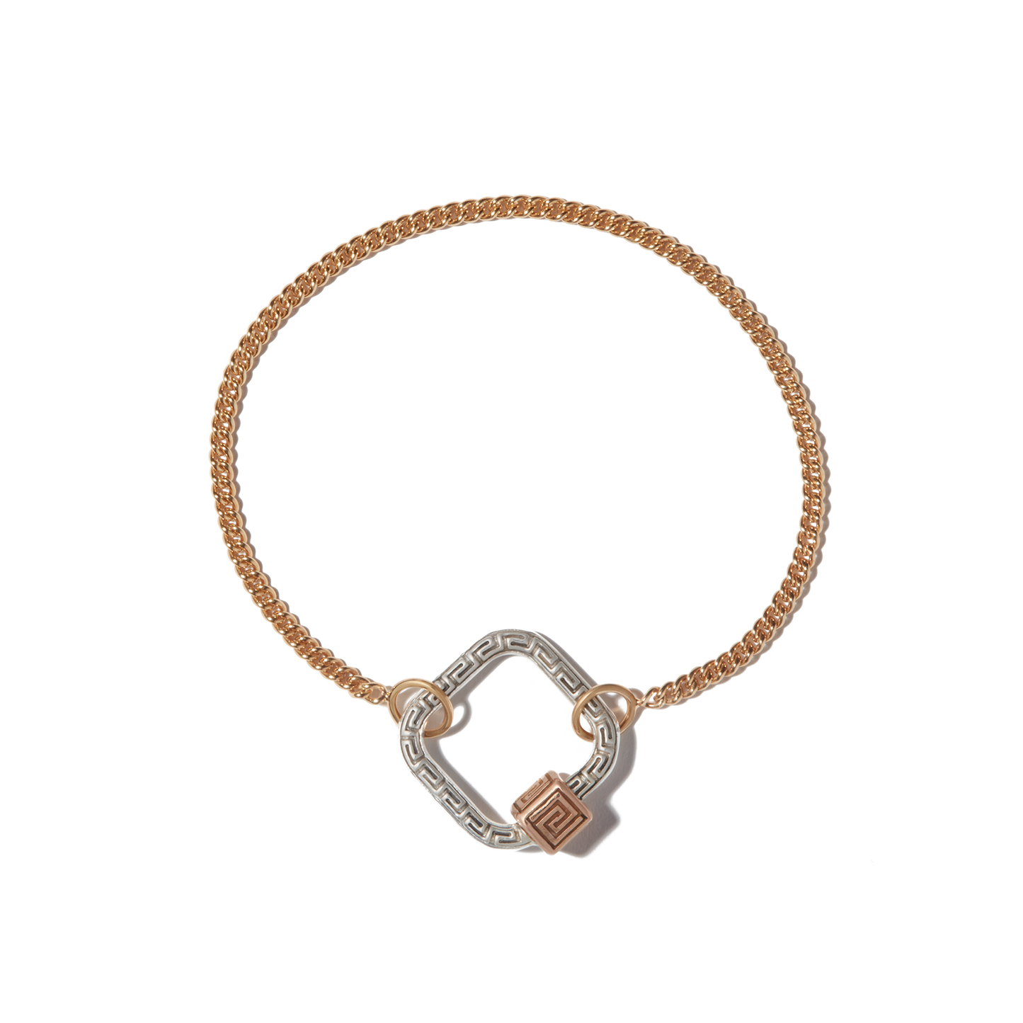 Not So Heavy Curb Chain in Rose Gold