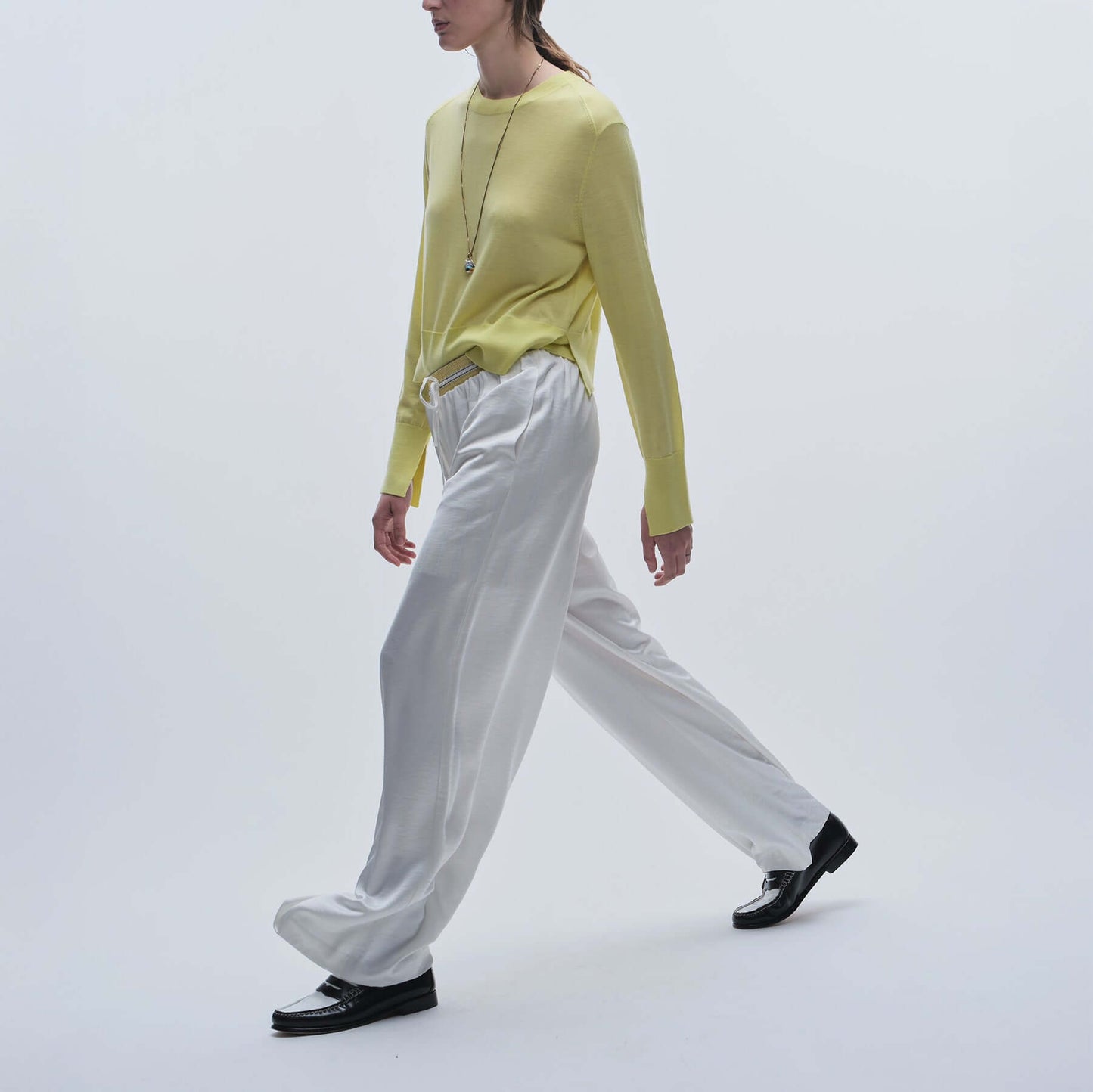 Paige Pull On Pant in White