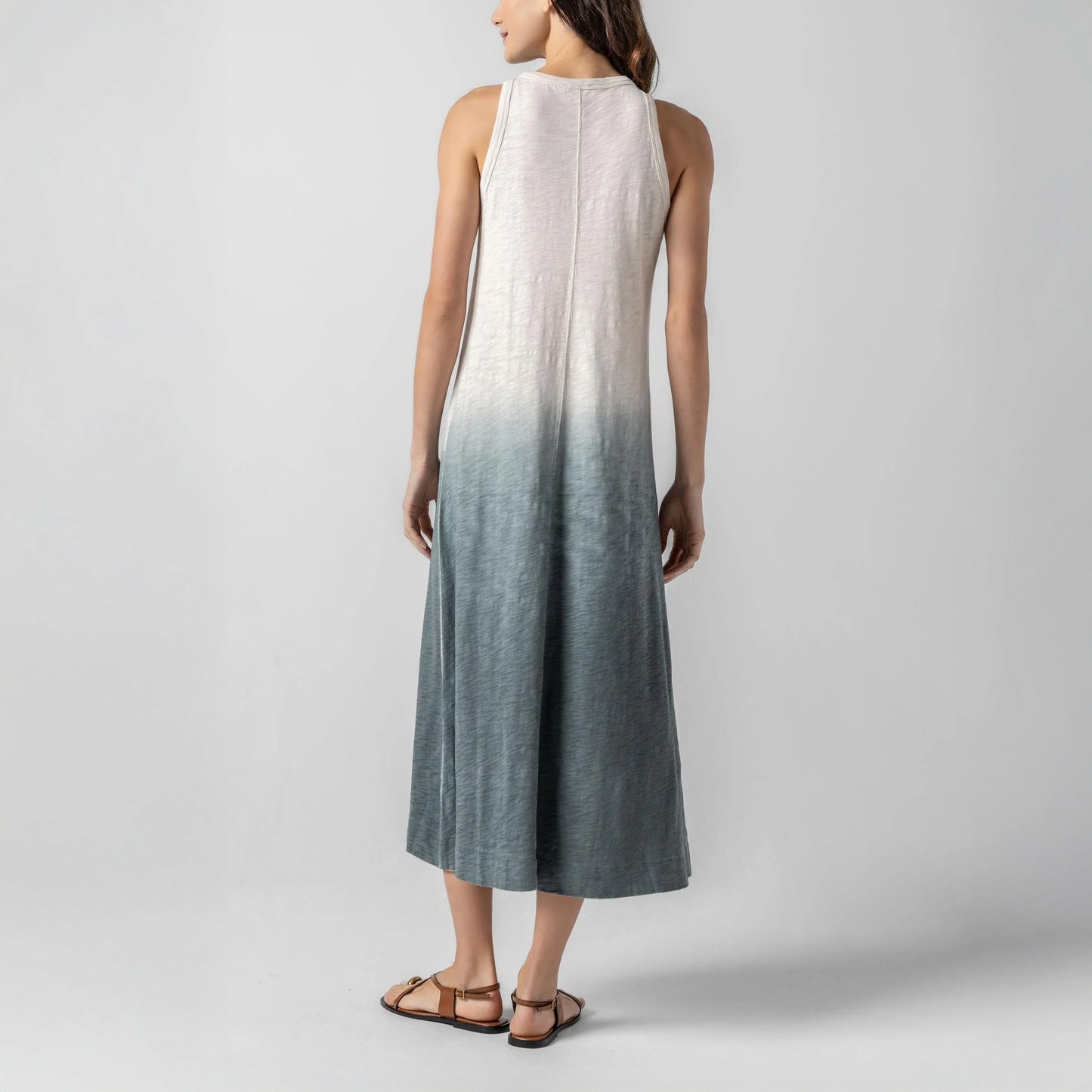 Ombre Tank Dress in Vine