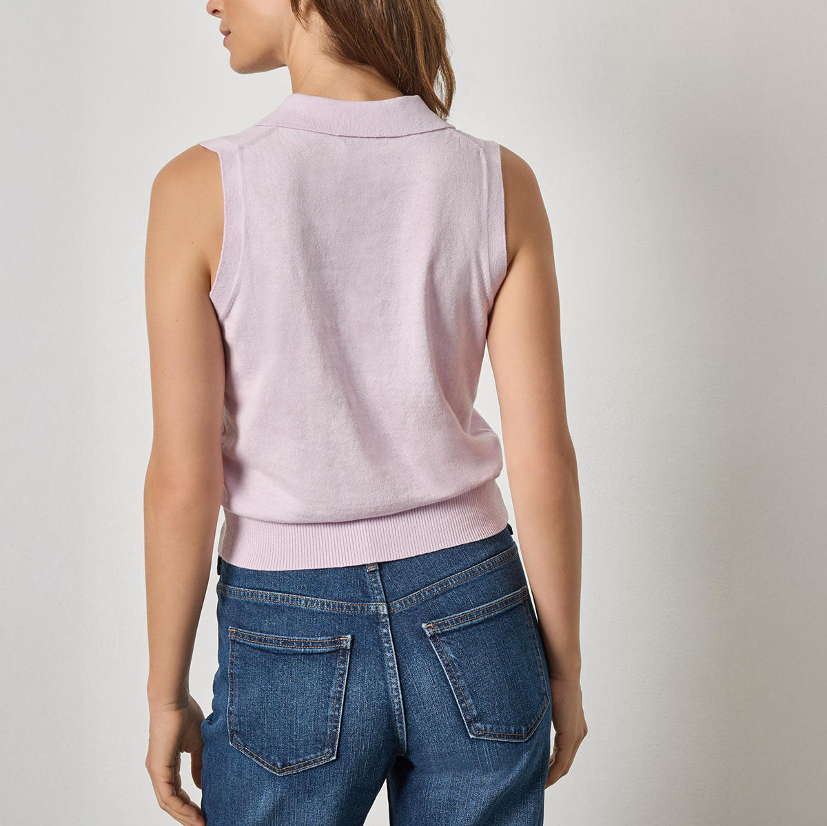 Polo Sweater in Wisteria