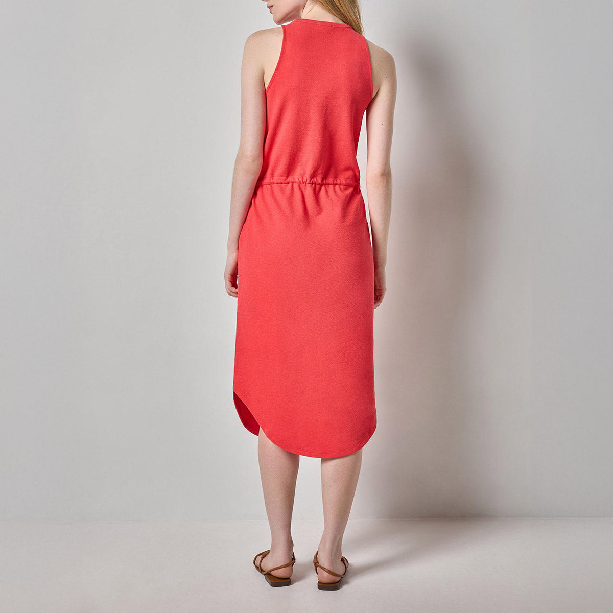 Terry Midi Dress in Zinnia