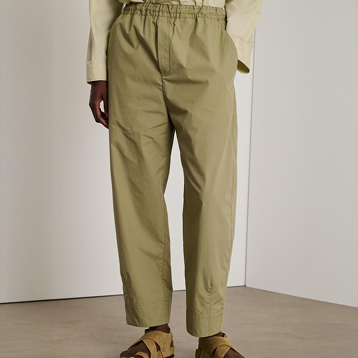Andreas Poplin Pant in Clay