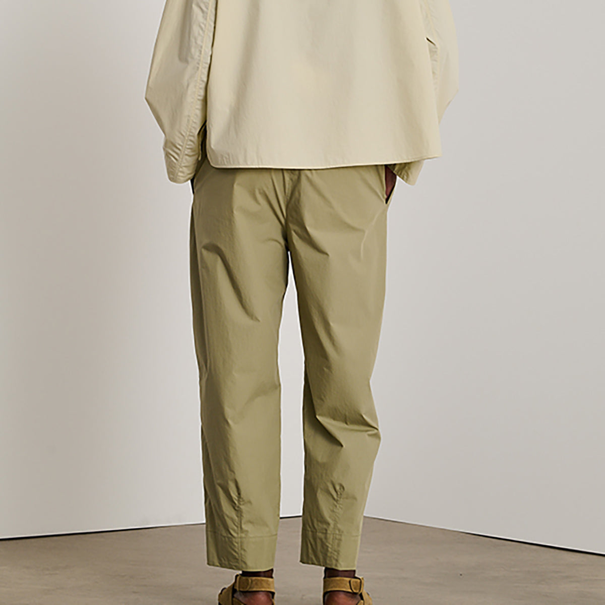 Andreas Poplin Pant in Clay