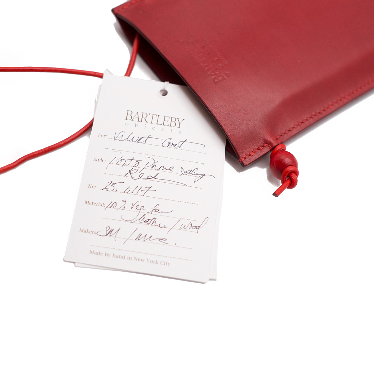 Porto Phone Sling in Red